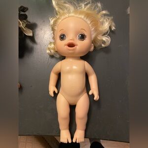 Blonde Baby Alive Doll unknown if works